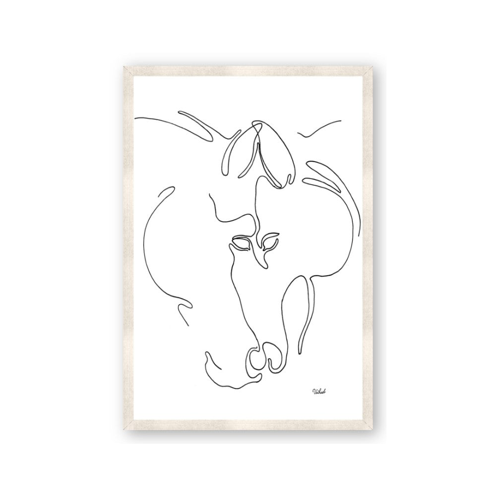Line Drawn Horses I