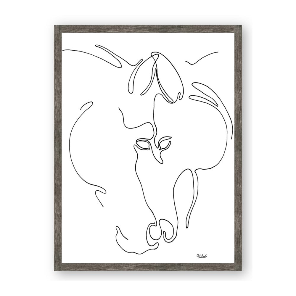 Line Drawn Horses I