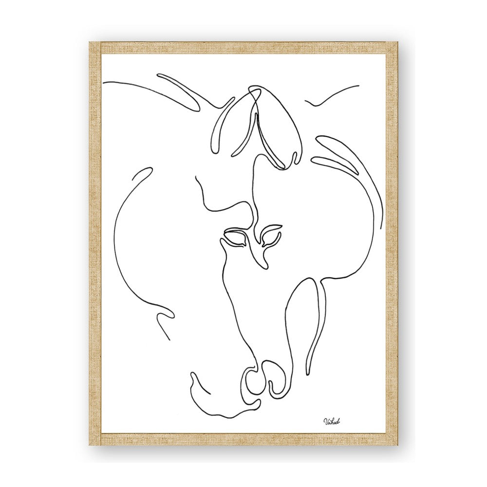 Line Drawn Horses I