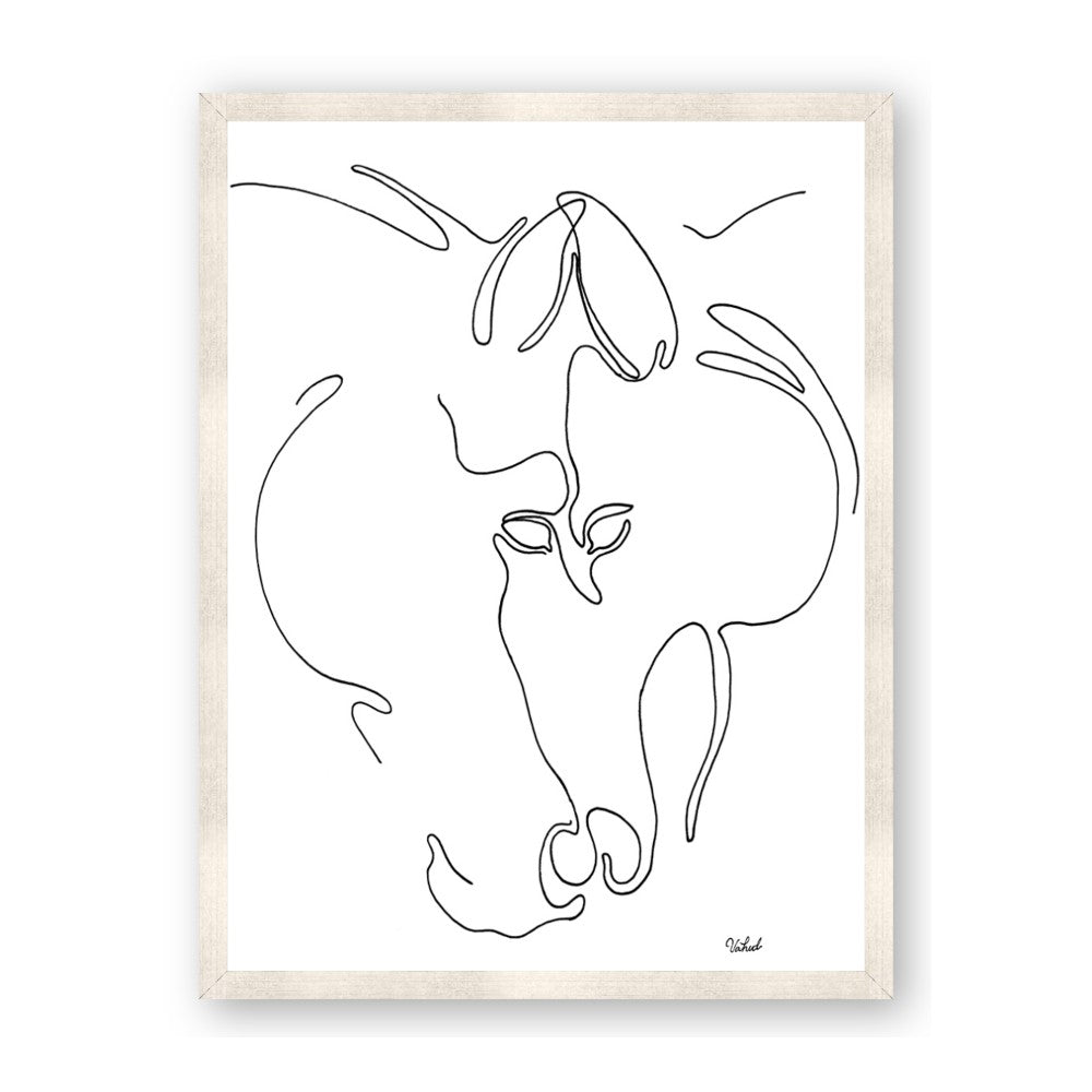 Line Drawn Horses I