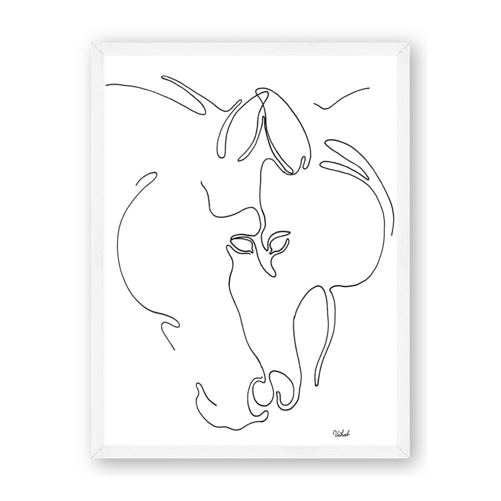 Line Drawn Horses I
