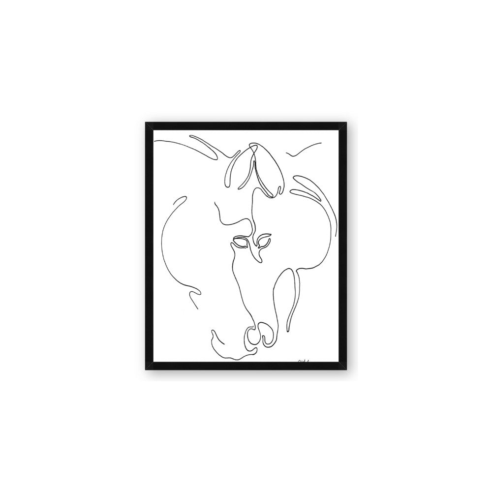 Line Drawn Horses I