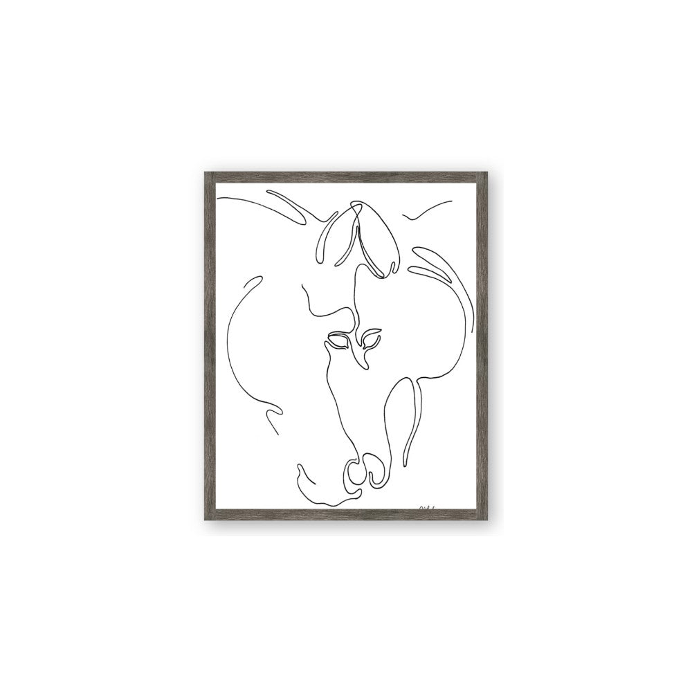 Line Drawn Horses I