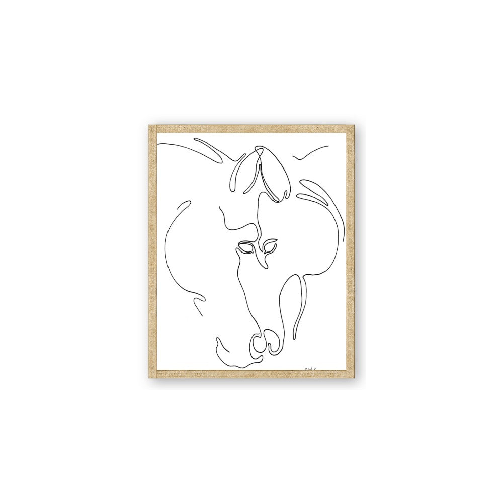 Line Drawn Horses I