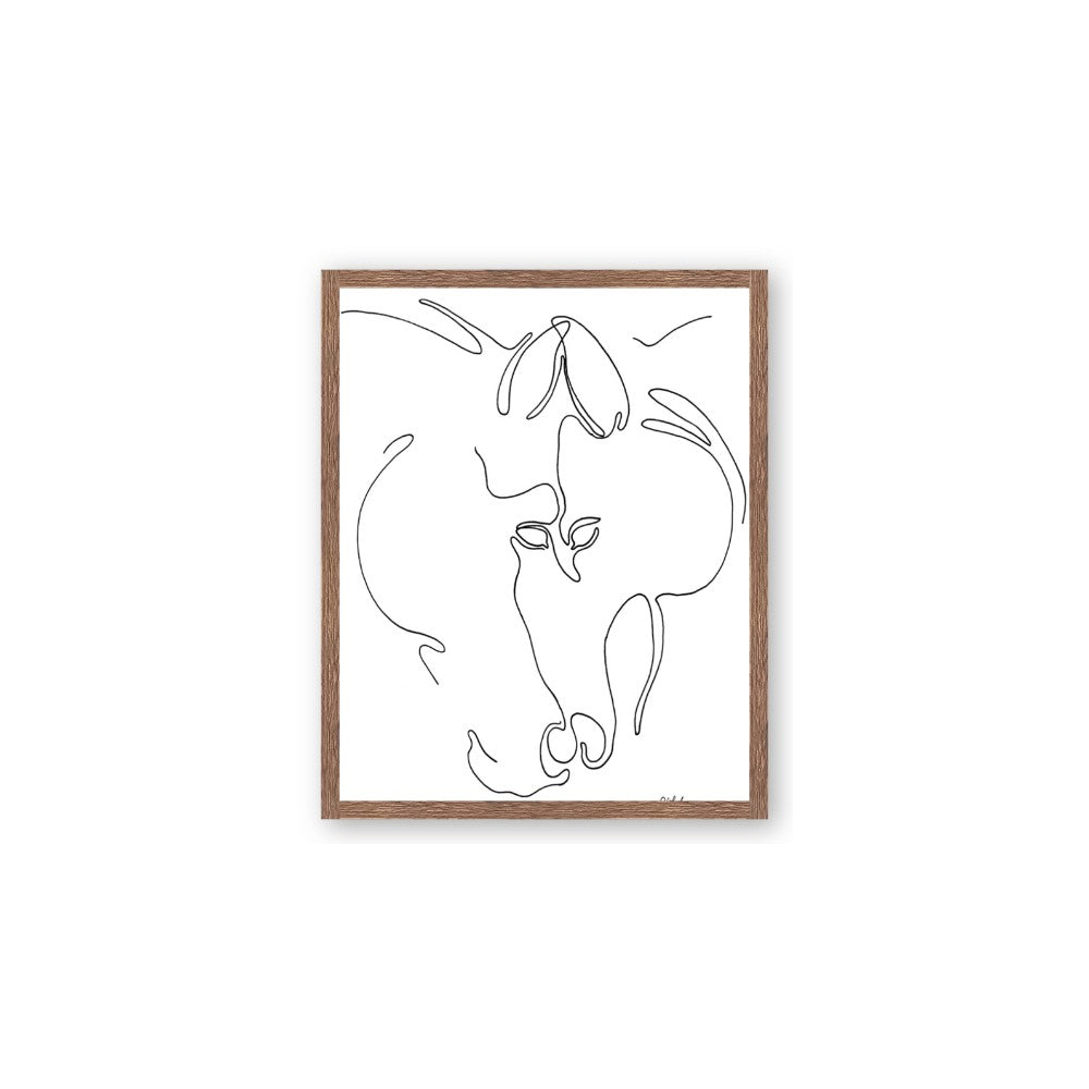 Line Drawn Horses I
