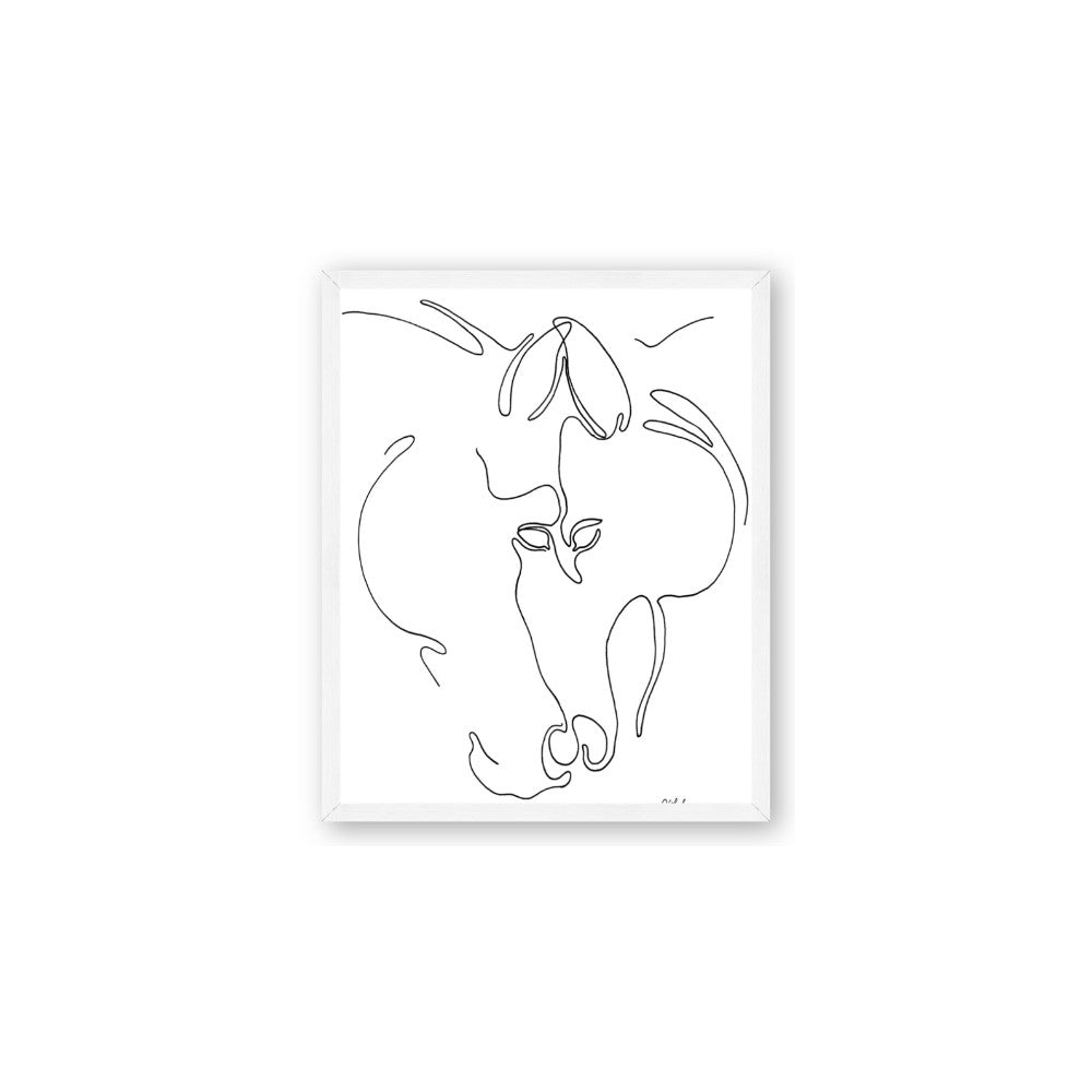 Line Drawn Horses I