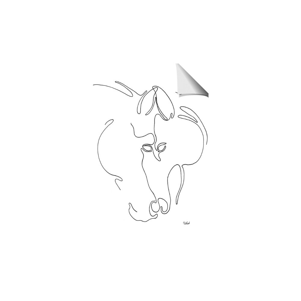 Line Drawn Horses I