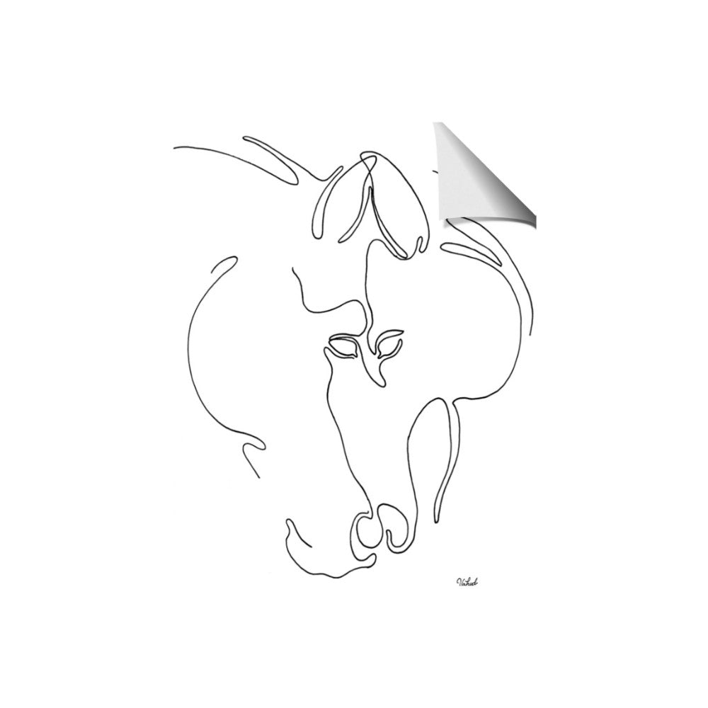 Line Drawn Horses I