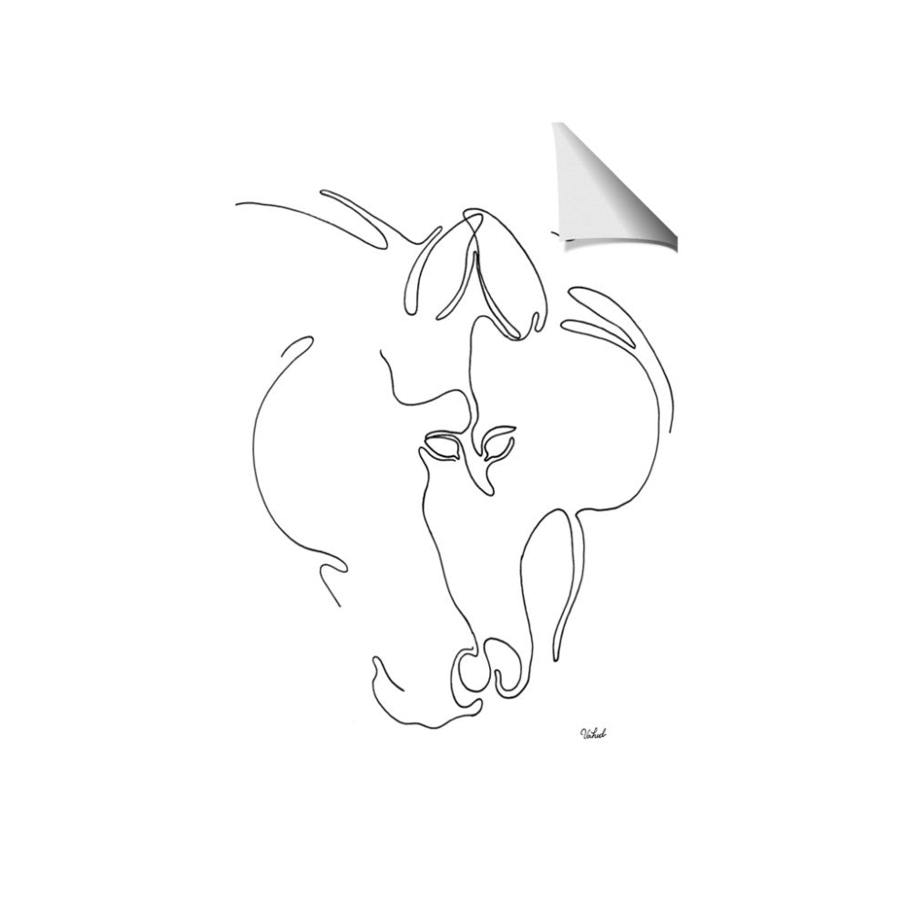 Line Drawn Horses I