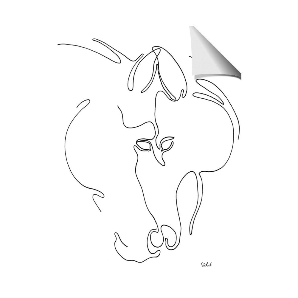Line Drawn Horses I