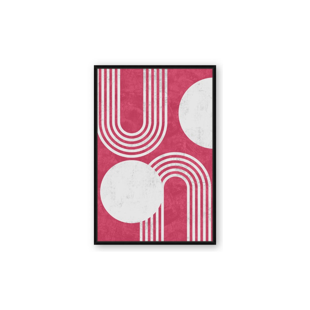Bright Pink Abstract I