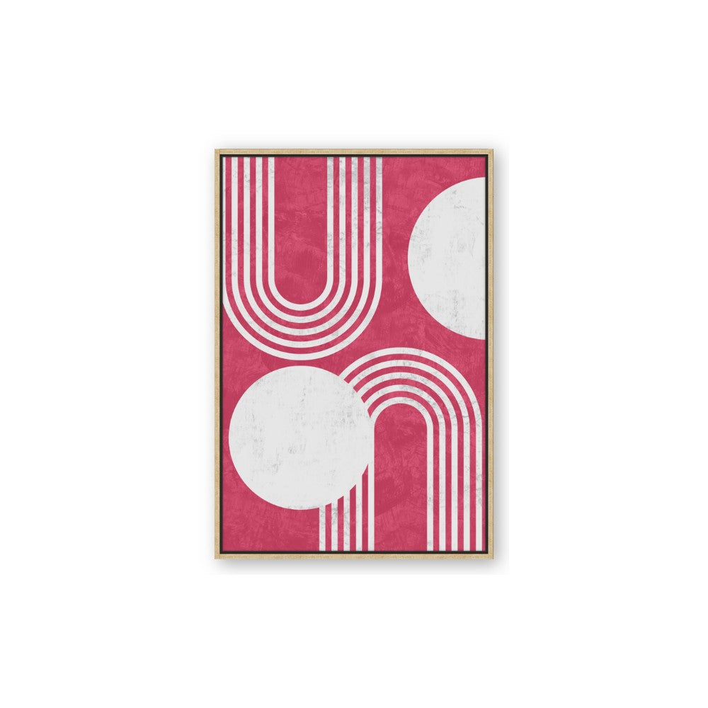 Bright Pink Abstract I
