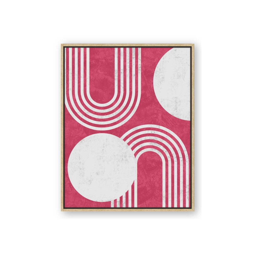 Bright Pink Abstract I
