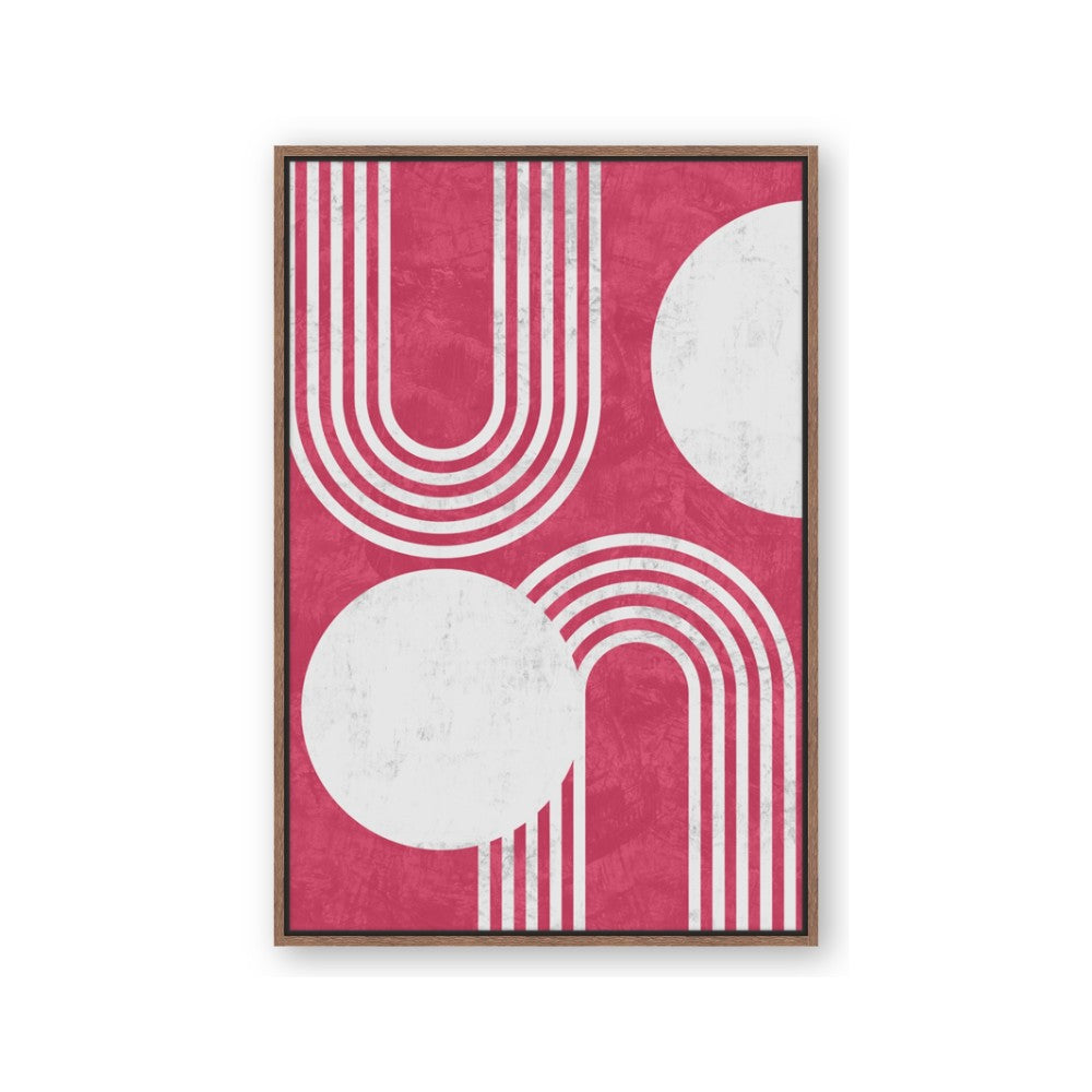 Bright Pink Abstract I