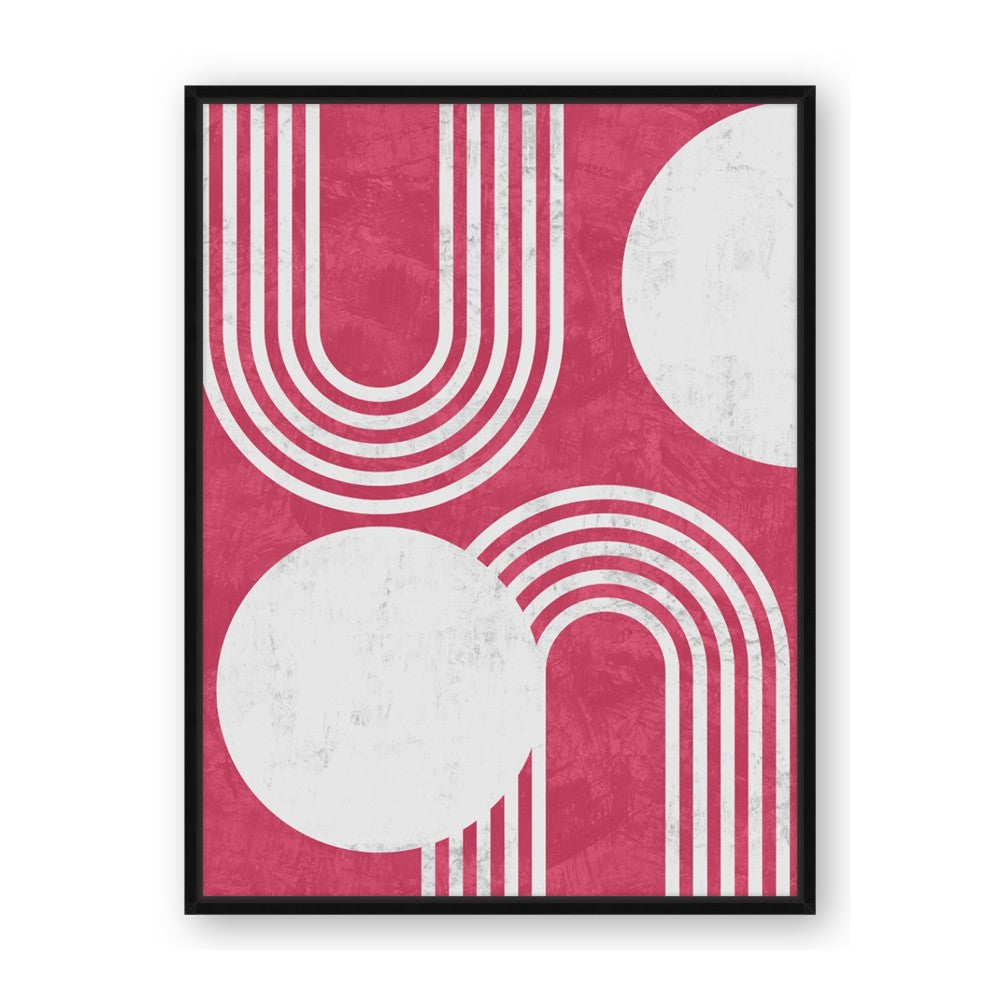 Bright Pink Abstract I