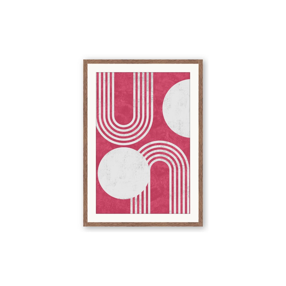 Bright Pink Abstract I