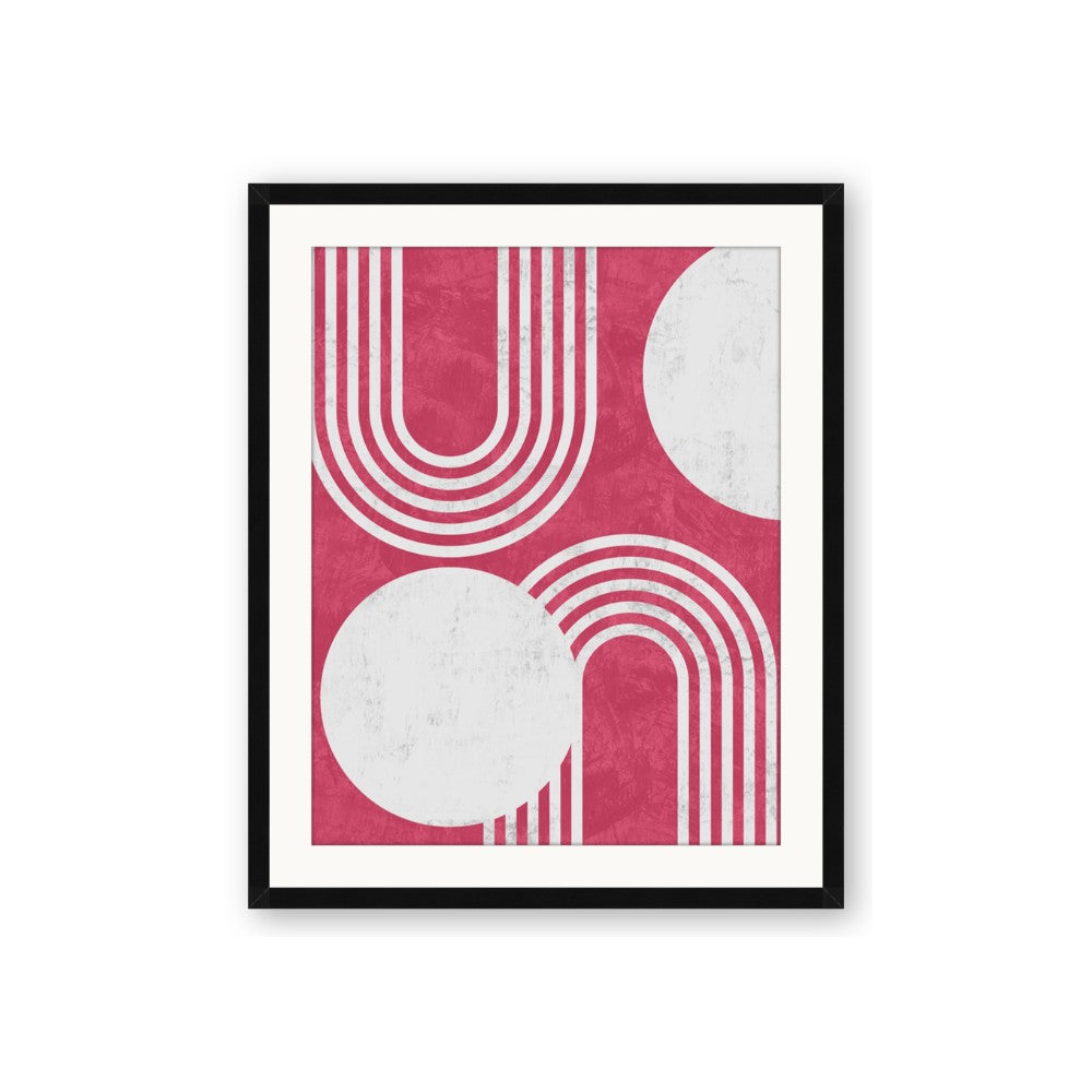 Bright Pink Abstract I