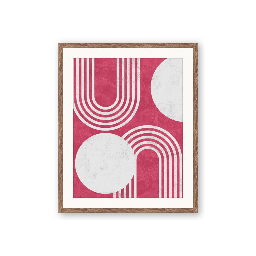 Bright Pink Abstract I
