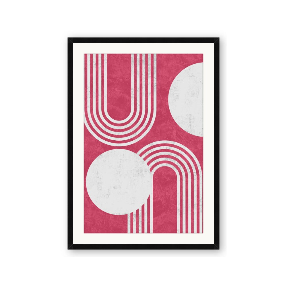 Bright Pink Abstract I