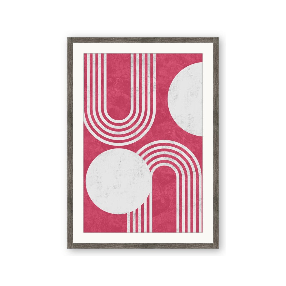 Bright Pink Abstract I