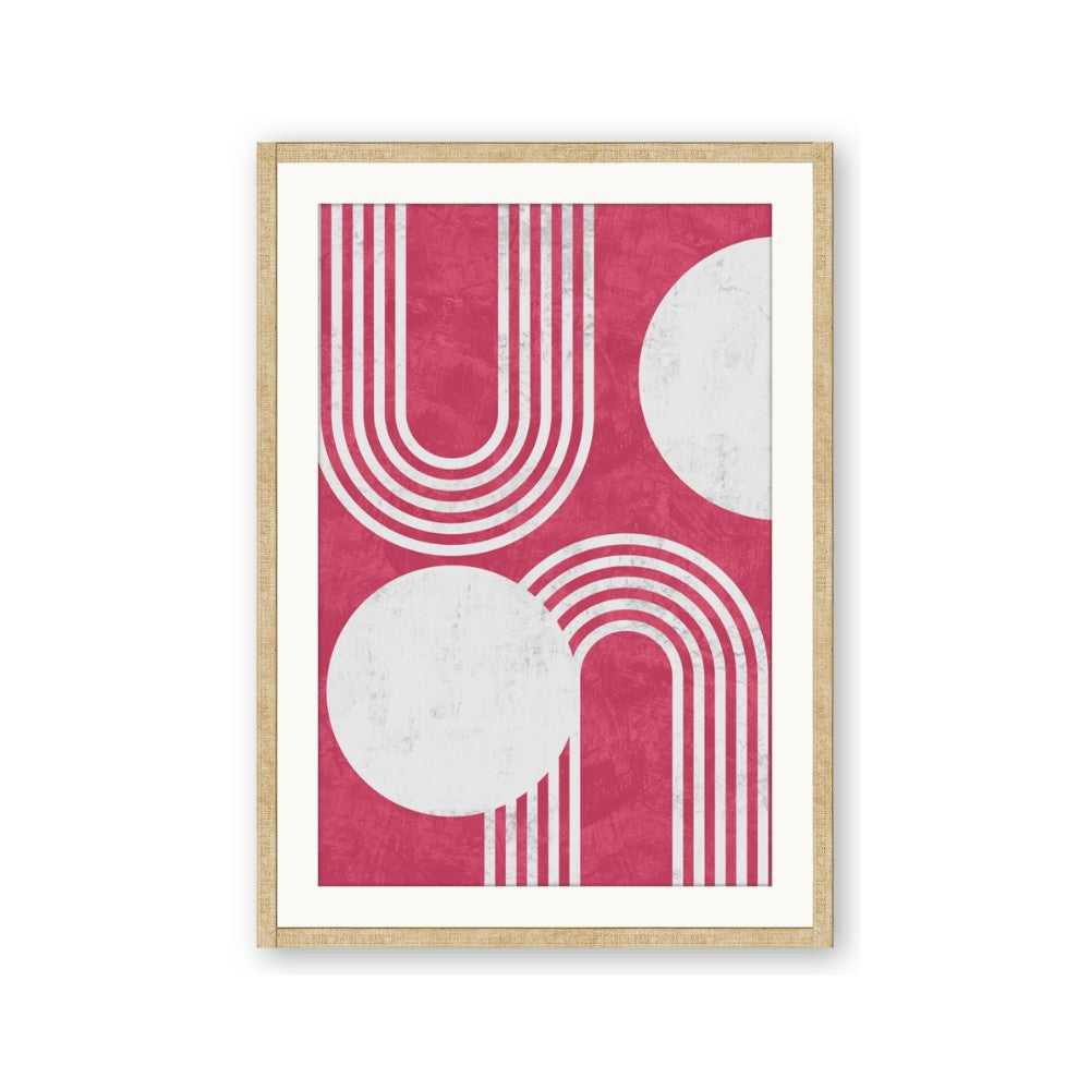 Bright Pink Abstract I