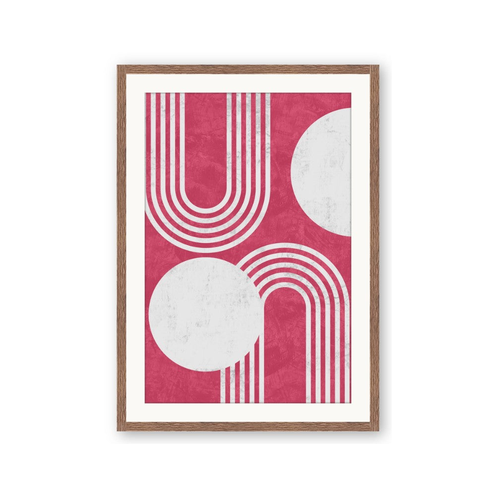 Bright Pink Abstract I
