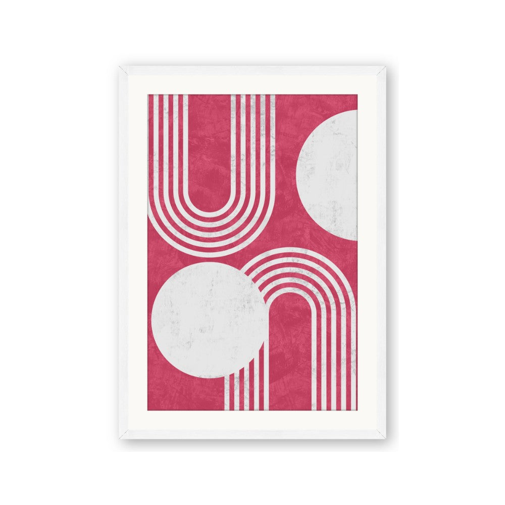 Bright Pink Abstract I