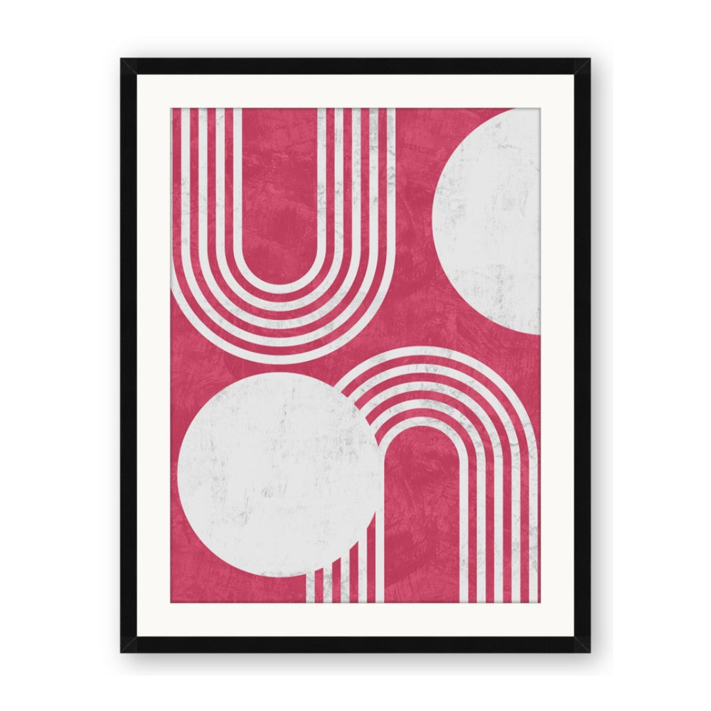 Bright Pink Abstract I