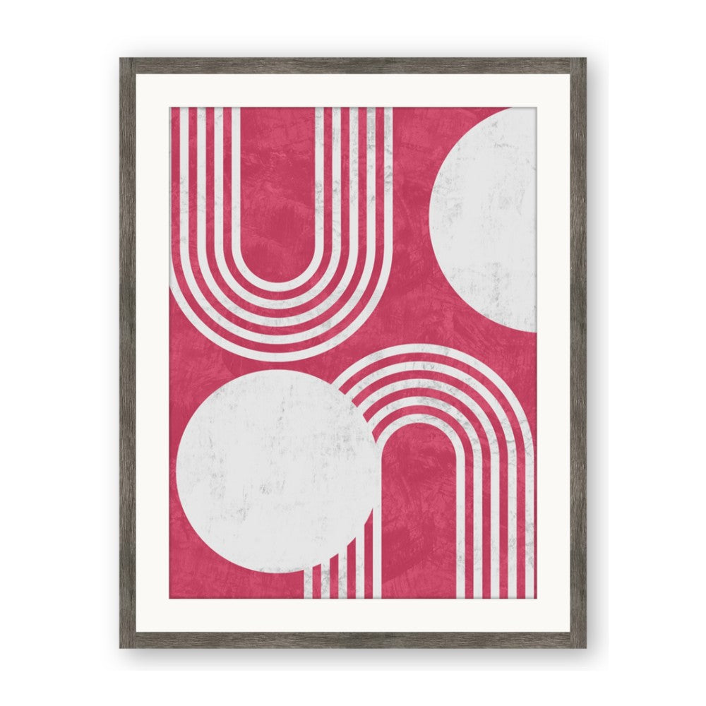 Bright Pink Abstract I
