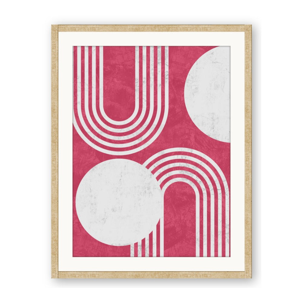 Bright Pink Abstract I