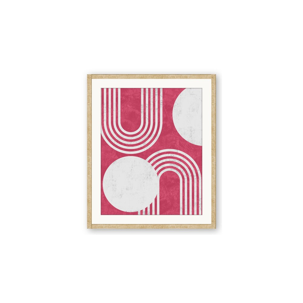 Bright Pink Abstract I