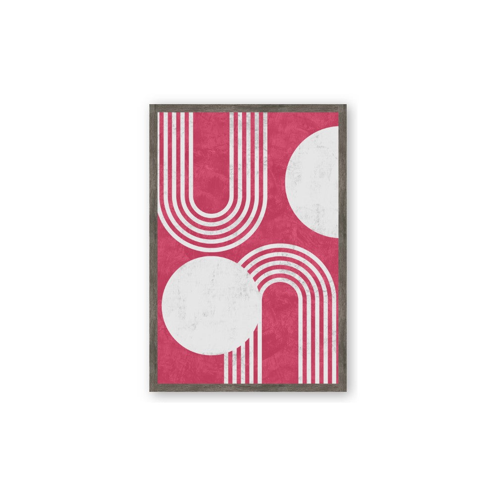 Bright Pink Abstract I