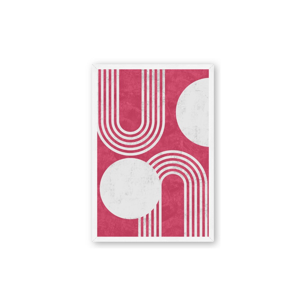 Bright Pink Abstract I