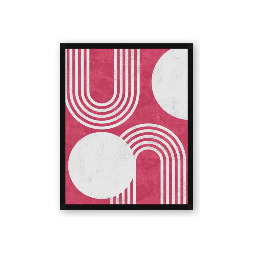 Bright Pink Abstract I