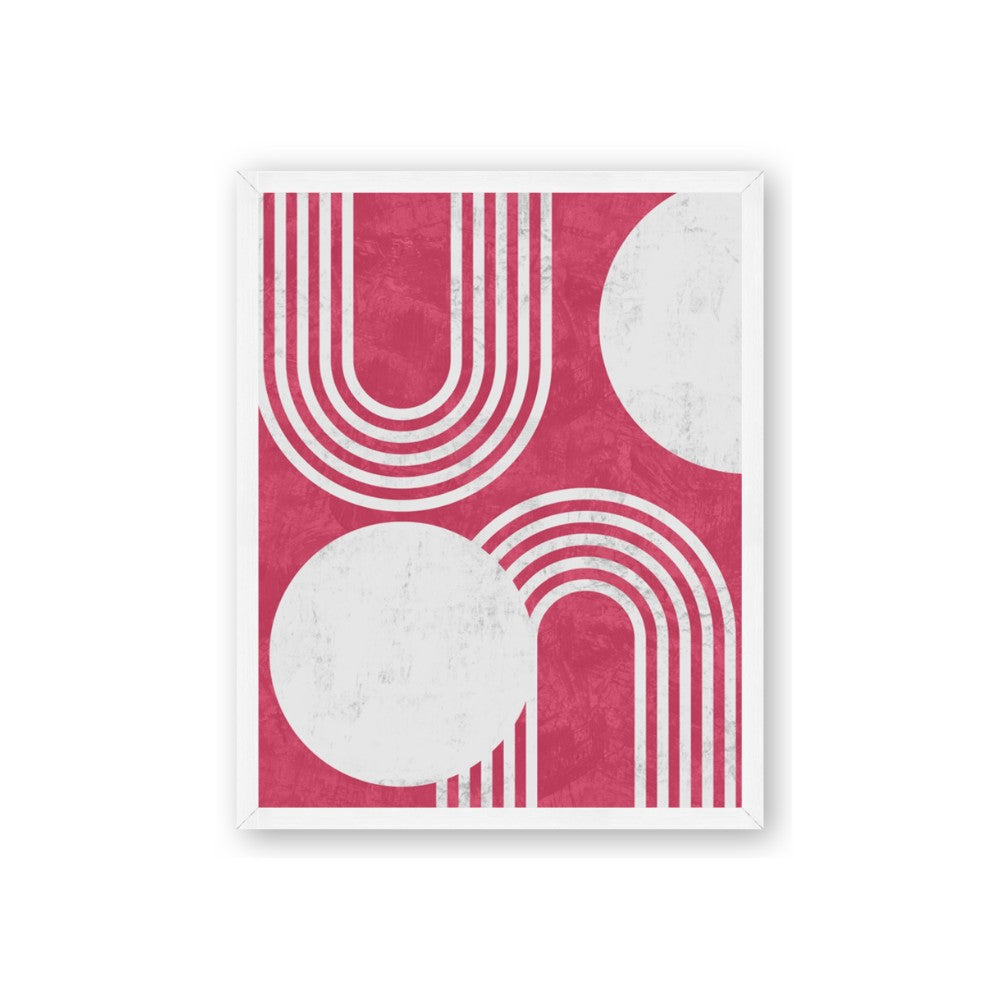 Bright Pink Abstract I
