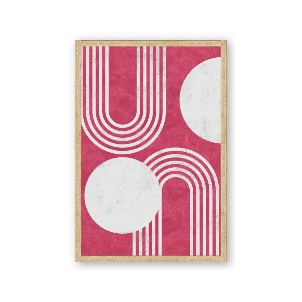 Bright Pink Abstract I