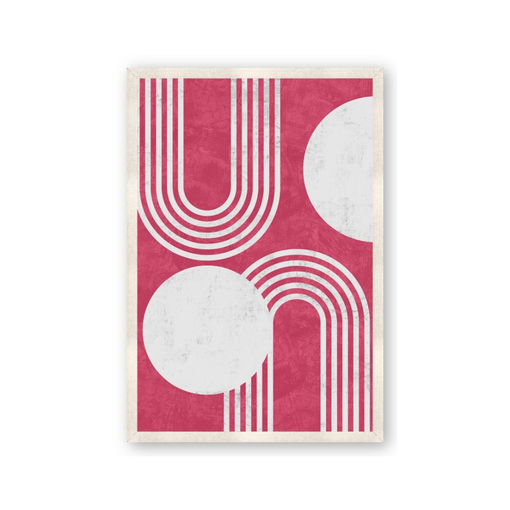 Bright Pink Abstract I