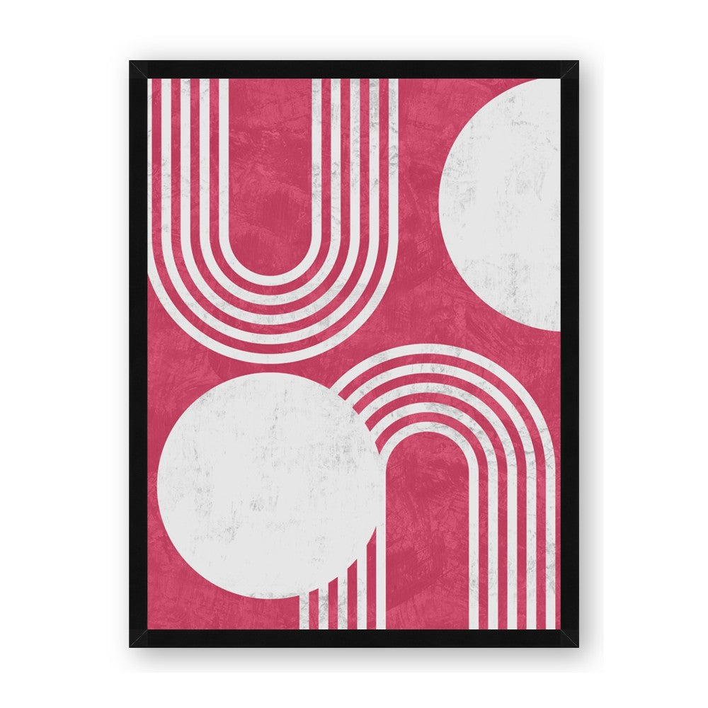 Bright Pink Abstract I