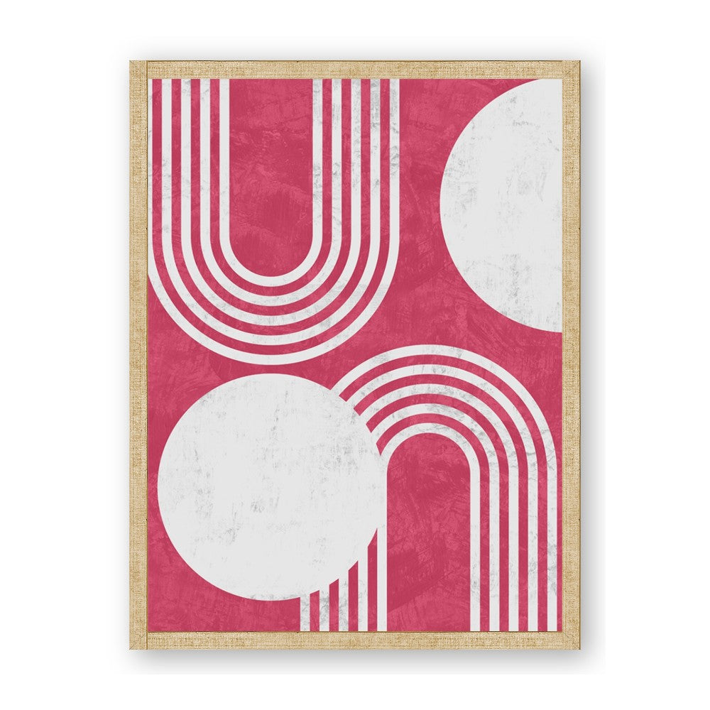 Bright Pink Abstract I