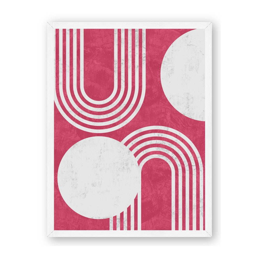 Bright Pink Abstract I