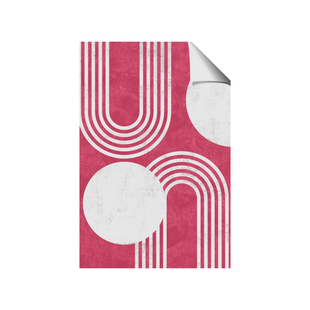 Bright Pink Abstract I