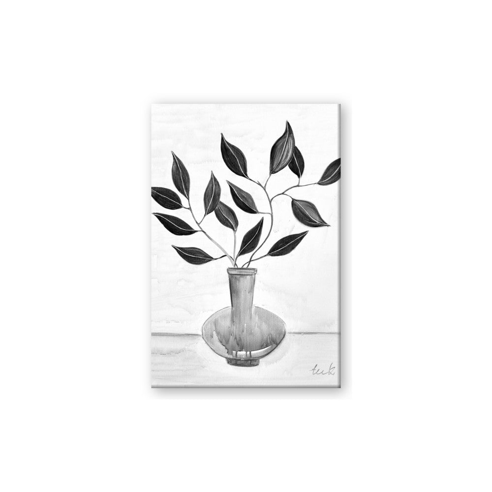 Black Vase Botanical II