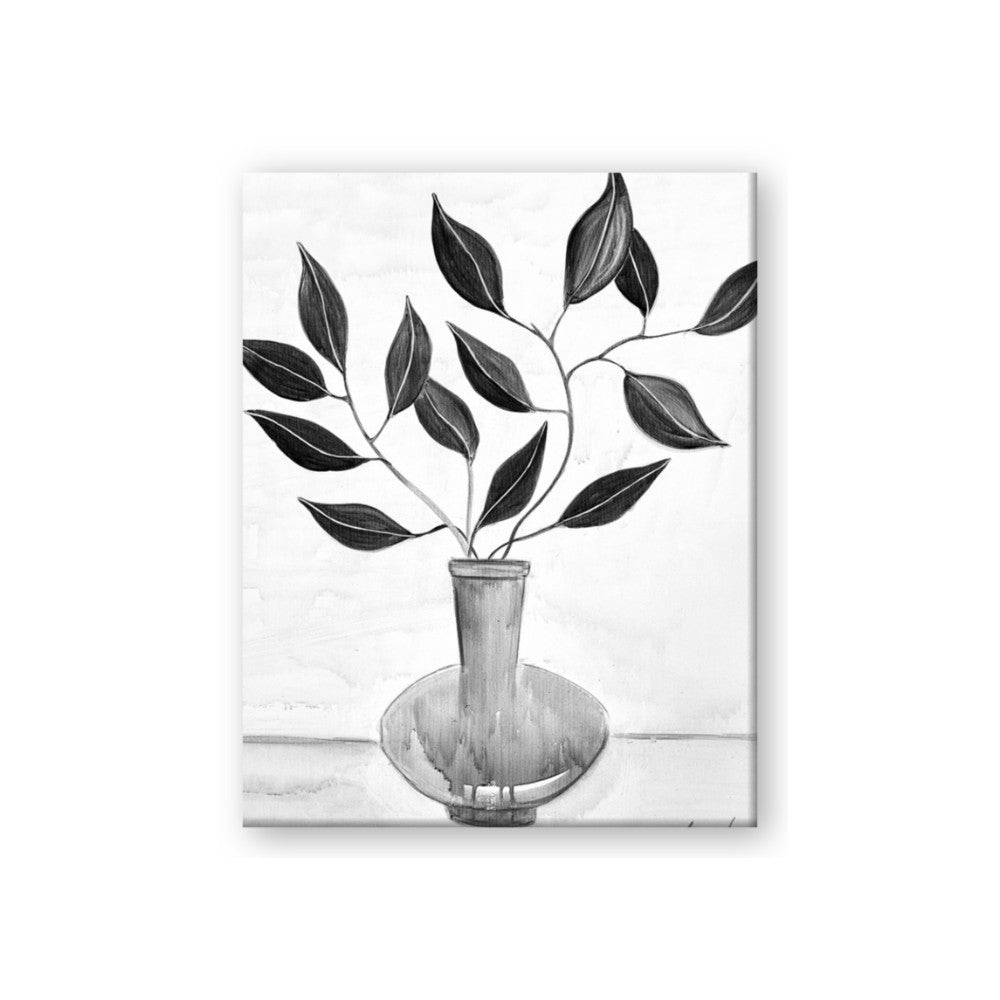 Black Vase Botanical II