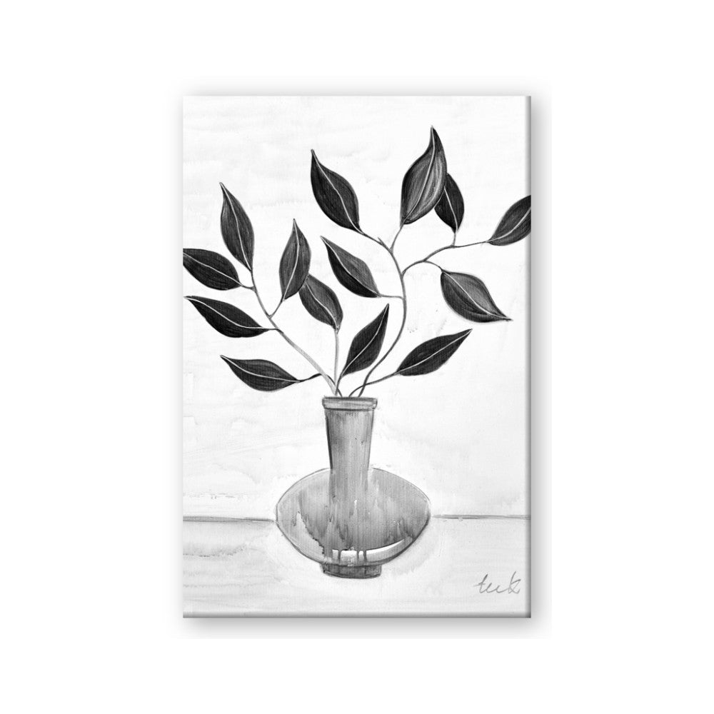 Black Vase Botanical II