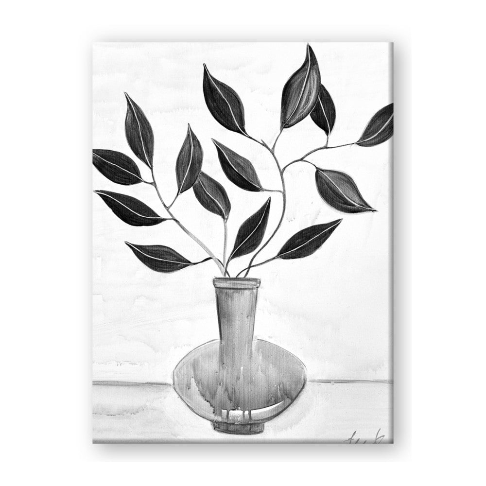 Black Vase Botanical II