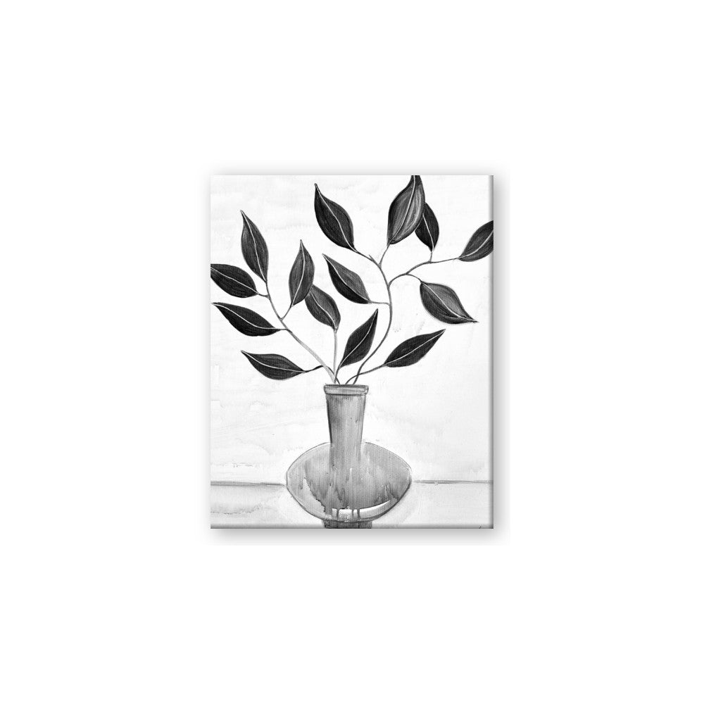 Black Vase Botanical II