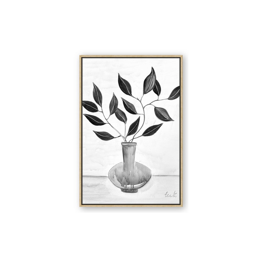 Black Vase Botanical II