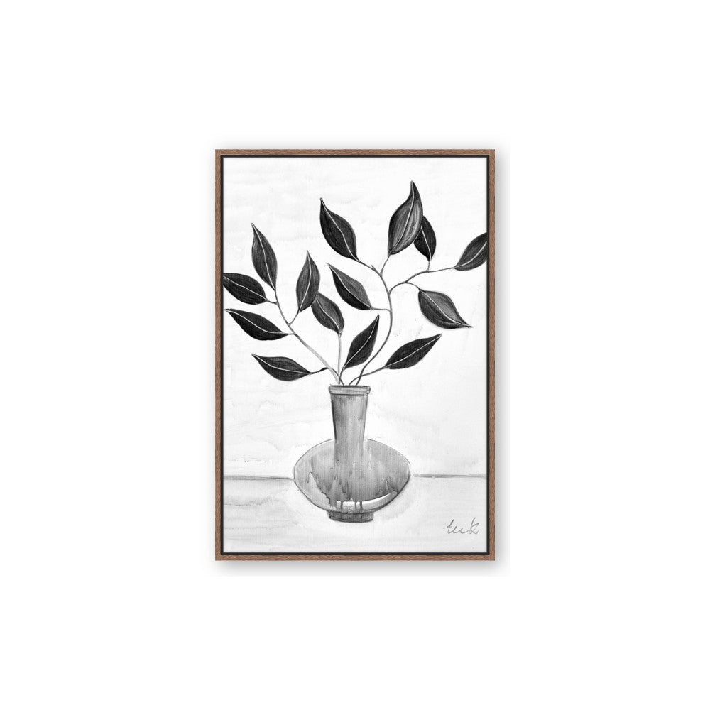 Black Vase Botanical II