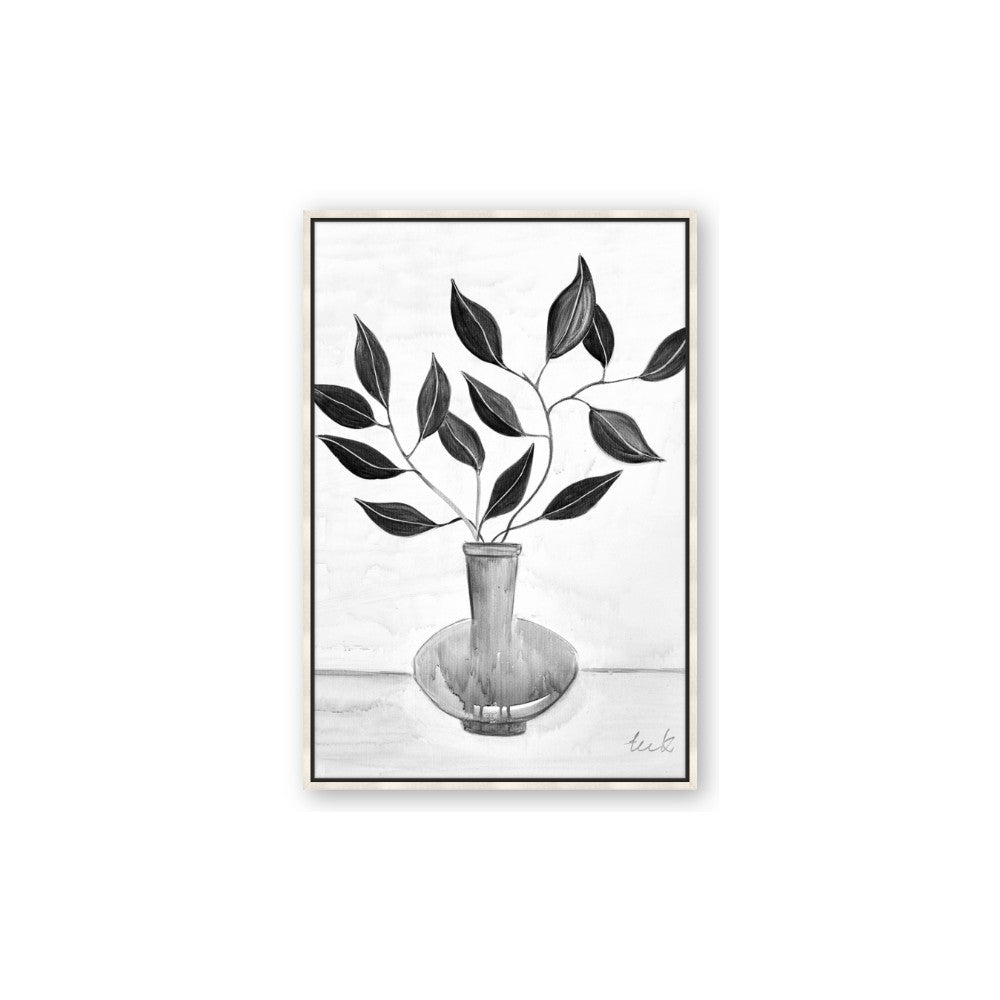 Black Vase Botanical II