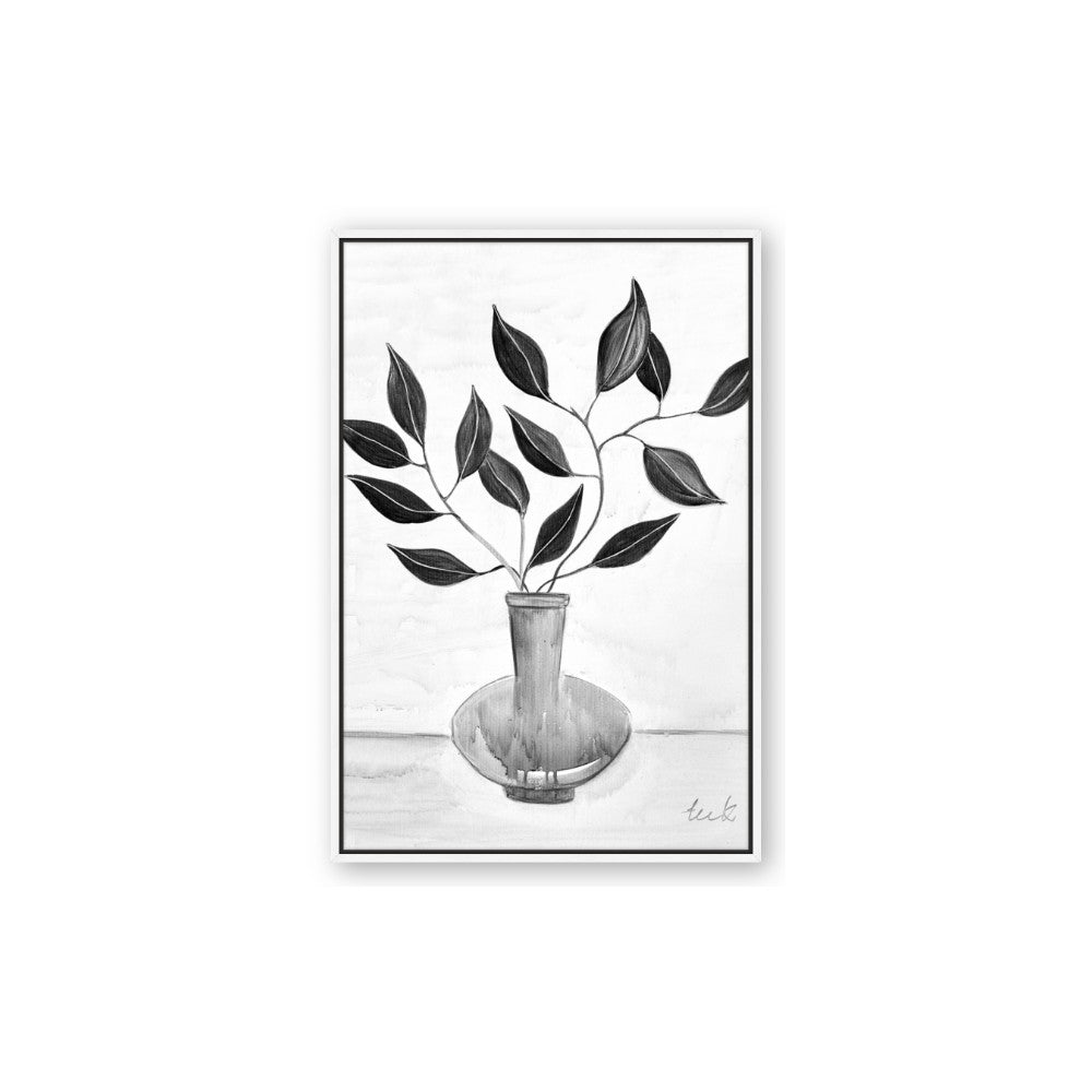 Black Vase Botanical II